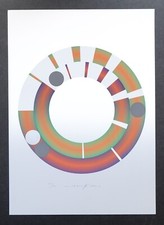 Serigrafia Mitsuo Katsui firmata limitata a 300 pezzi 18,9 x 13,5 pollici