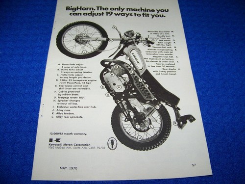 1970 kawasaki bighorn - 1970,