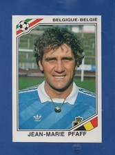 FIGURINA STICKER CALCIATORI PANINI MEXICO 86 N.130 PFAFF REC/REMOVED