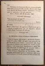 1867 Regio Decreto