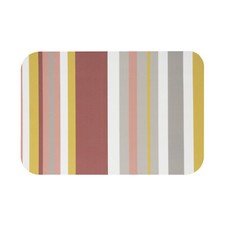 Tovaglietta righe colorate in plastica 29,5x30 cm multicolore