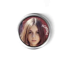 Spilla NUOVA attrice cantante famosa nei 60 70 x 45 giri LP albano: Romina Power