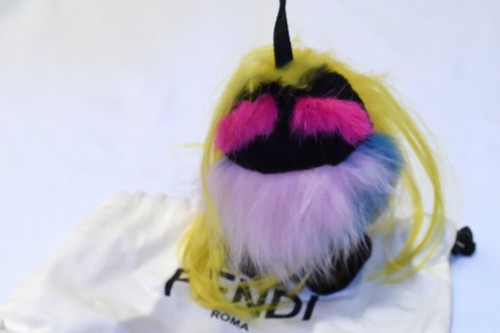 Portachiavi fendi monster fur - portachiavi,