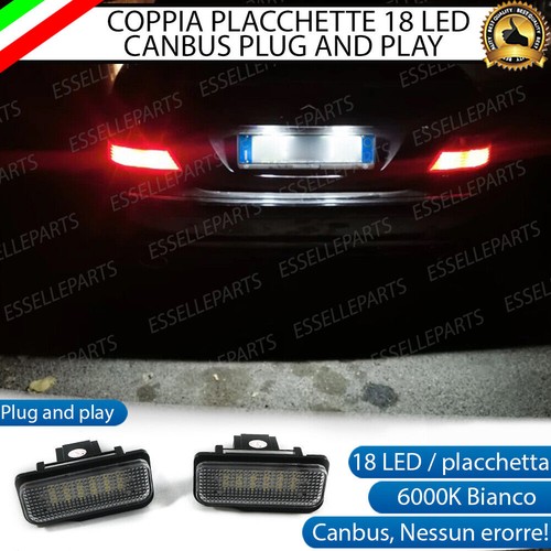 Coppia luci targa - targa, led