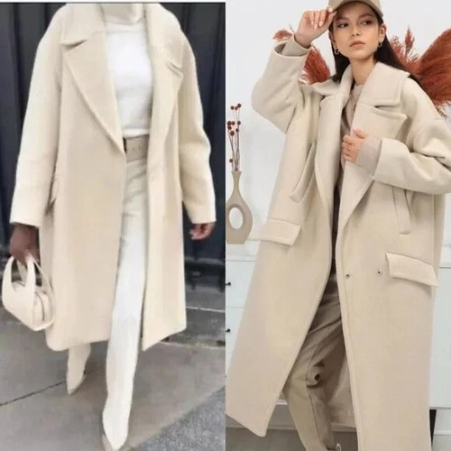Zara oversize cappotto con - zara,