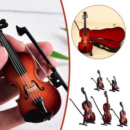Violino miniatura con custodia - miniatura,