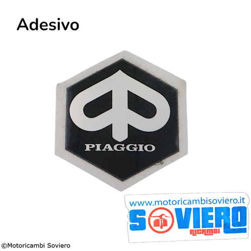 Adesivo esagono piaggio - adesivo,