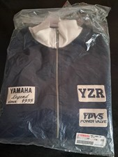 FELPA YAMAHA YZR ZIP LUNGA BLU