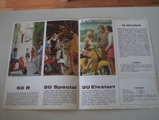 advertising Pubblicità 1970 VESPA 50 R/50 SPECIAL/50 ELESTART