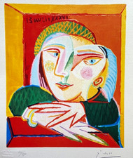 Pablo picasso litografia coa - picasso,