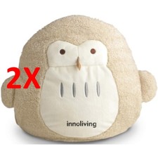 2 X Innoliving Gufo Borsa Acqua Calda Elettrica Durata 4-6 Ore Garanzia 3 Anni