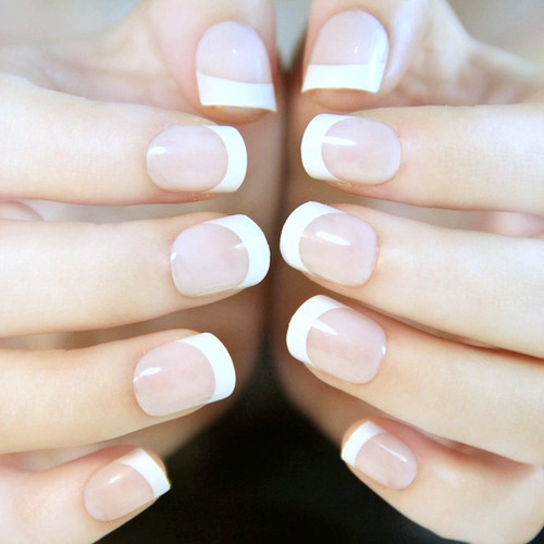 Corto french manicure - *french, manicure*