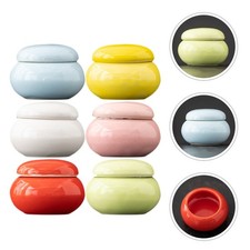  6 Pcs Vasetti Ceramica