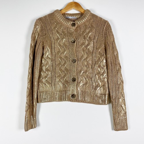 Zara gold metallic sheen - sheen, cable