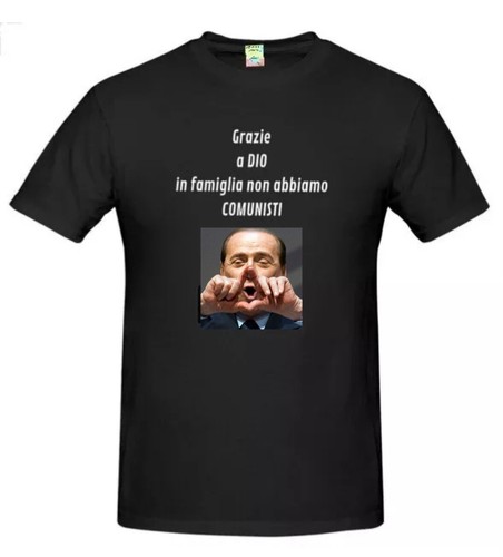 Shirt berlusconi poveri - t-shirt,