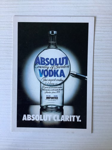 Vodka absolut clarity 31 - clarity, n.31