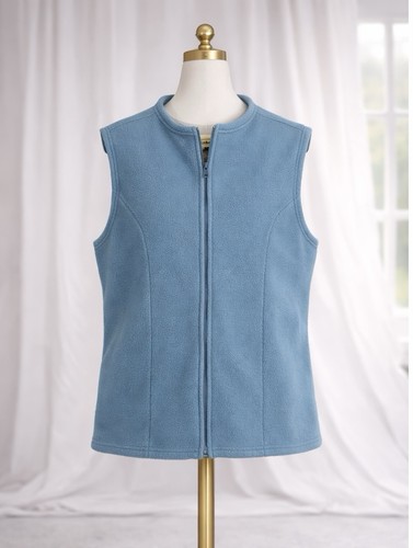Gilet pile bean aqua - ll,