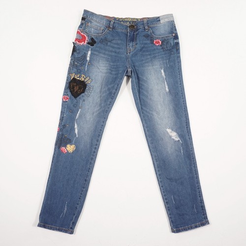 Pantalone jeans donna desigual - jeans,