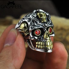 Anello Ring Skull Teschio Argento Silver Stearling 925
