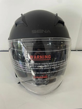 Casco Sena "Outstar" nero, taglia L con interfono integrato