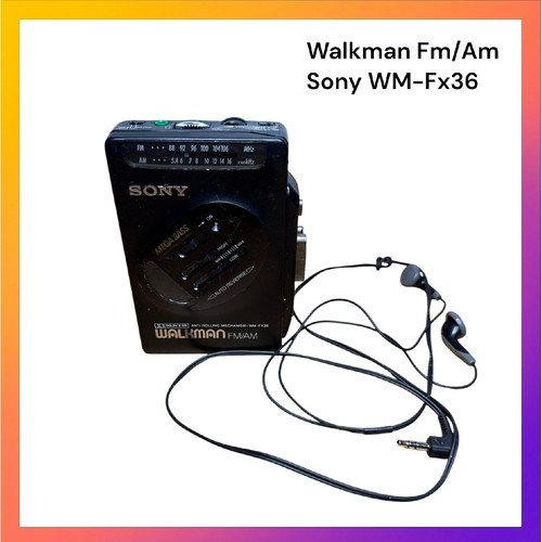 Walkman sony fx36 vintage - walkman, wm-fx36