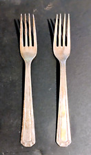 N. 2 posate vintage FORCHETTA marcata CALDERONI ARGENTATO 100 50