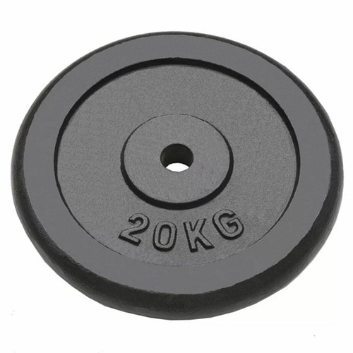 Disco ghisa nera 20 kg - in,