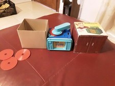 BELLISSIMO MINI GIRADISCHI RECORD PLAYER CON DISCH EI SCATOLA MADE JAPAN