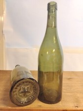 2 Bottiglie Vintage Primi 900's Acqua San pellegrino Mezzo Litro Vuote