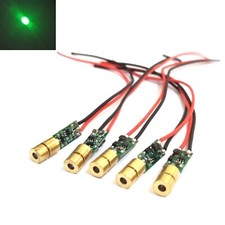 5pcs 515nm 520nm Verde 5mw