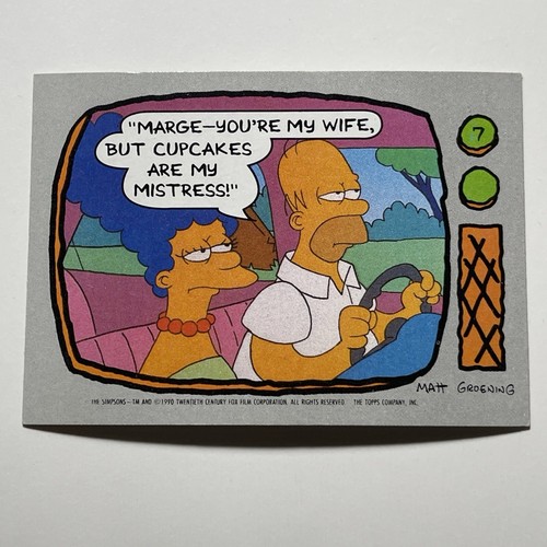 1990 topps the simpsons homer - topps,