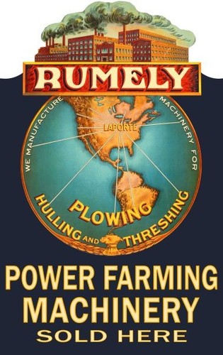 Rumely power farming machinery - farming,