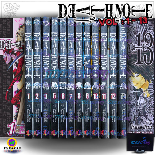 Death note volume manga - volume, 1-13