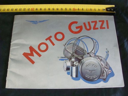 Moto guzzi brochure depliant - guzzi,