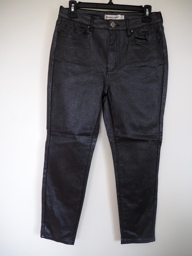 Jeans nero lucido