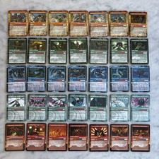 LOTTO GORMITI - SECONDA SERIE COMPLETA - 35 CARTE DESCRITTIVE SPAGNOLO FRANCESE