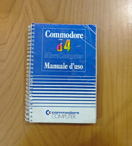 Manuale originale commodore - originale,