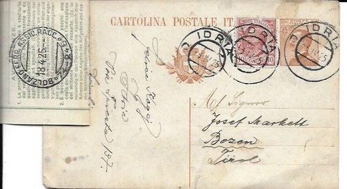 Cartolina postale idria - cartolina,