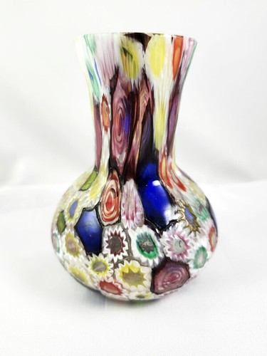 Millefiori vaso vetro - millefiori,