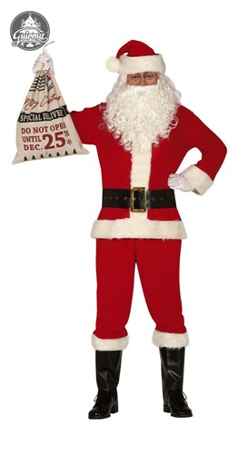 Costume babbo natale - , uomo