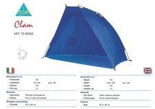 TENDA PARASOLE CLAM Parasole. eco ideato per ripararsi dal sole, vento