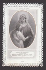 Vergine Maria - Letaille ed. - Canivet fine '800 - Santino I090