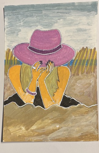 Mini dipinto acrilico 4x6