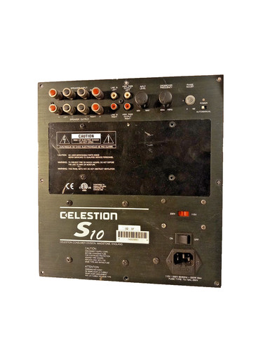 Celestion s10 subwoofer power - celestion,