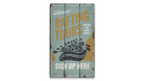 Insegna rafting acqua bianca - rafting,