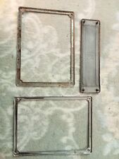  3 PORTA TARGA CROMATA PER TARGHE EPOCA