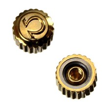 Corona originale OMEGA placcato oro,Diametro del filo  0,9 mm, NOS, D: 2,9 mm