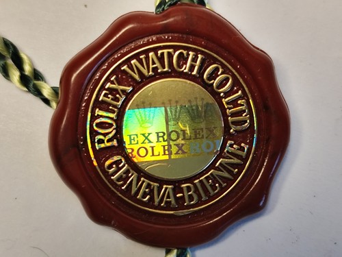 Rolex oyster hangtag - rolex,