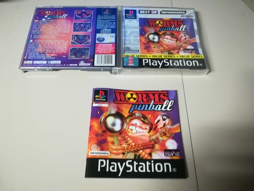 Worms pinball ps1 playstation - pinball,