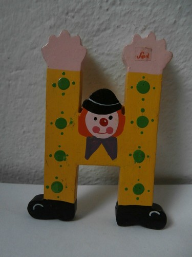 Lettera alfabeto legno sevi - h,